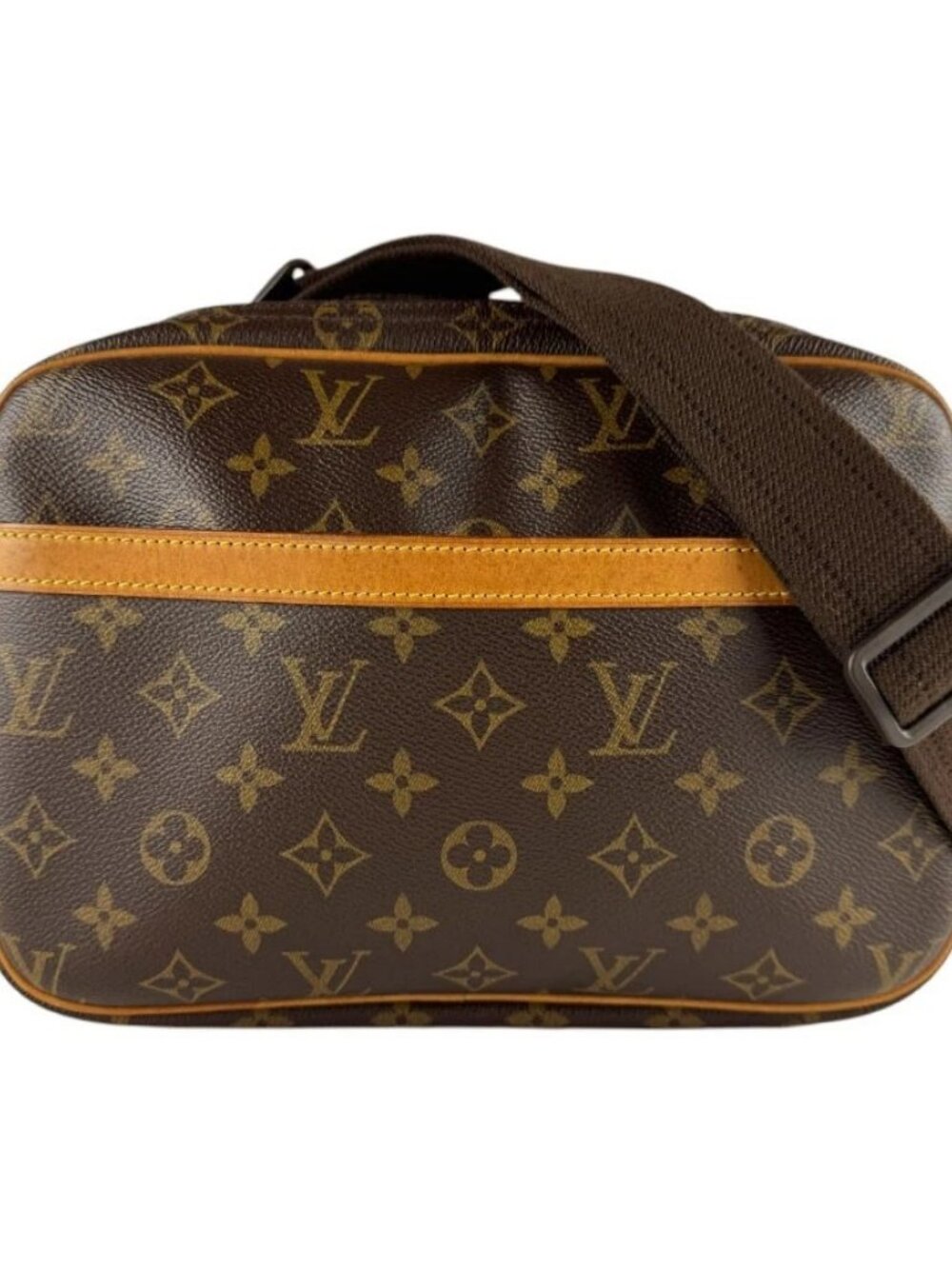 LOUIS VUITTON Monogram Reporter PM Crossbody Shoulder Bag